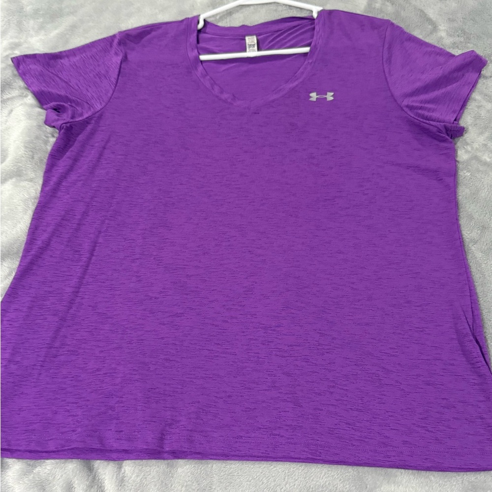 Under Armour Vivid Purple Short Sleeve Tee